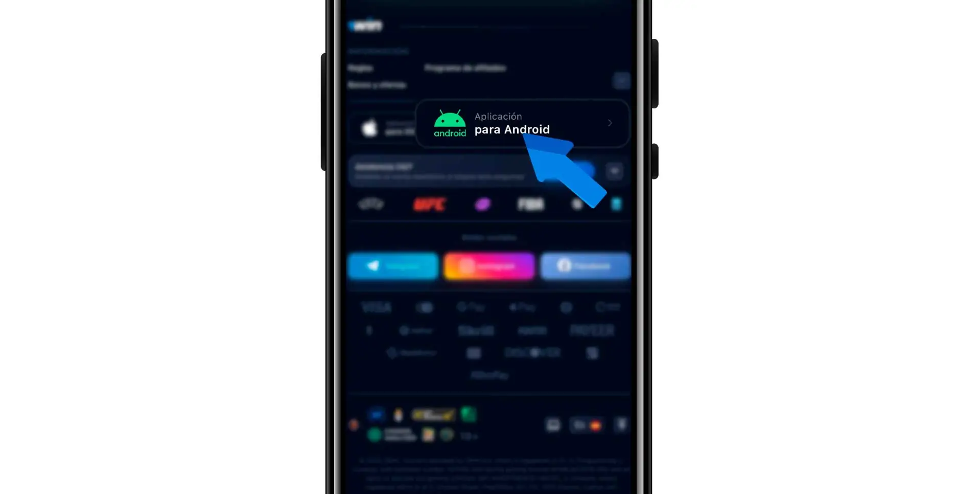 Instalación de la aplicación en el sistema operativo Android