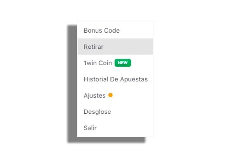 Sección de retirada
